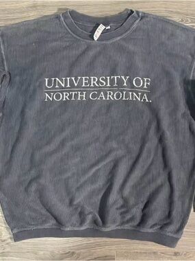 Chicka-d University of North Carolina Corduroy-like Sweatshirt, size S
